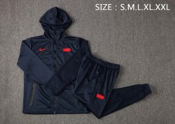 Felpa Cappuccio Francia 2022 Nero