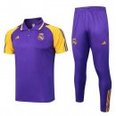 Polo Real Madrid Set Completo 2024 2025 Porpora Giallo Polo Real Madrid Set Completo 2024 2025 Porpora Giallo