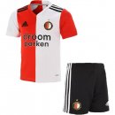 Maglia Feyenoord Rotterdam Home Bambino 2020 2021 Rosso Maglia Feyenoord Rotterdam Home Bambino 2020 2021 Rosso
