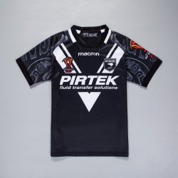 Thailandia Maglia New Zealand Kiwis RLWC Home 2017 2018 Nero Thailandia Maglia New Zealand Kiwis RLWC Home 2017 2018 Nero