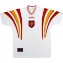 Thailandia Maglia Spagna Replica Tercera Retro 1996 Bianco Thailandia Maglia Spagna Replica Tercera Retro 1996 Bianco