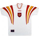 Thailandia Maglia Spagna Replica Tercera Retro 1996 Bianco Thailandia Maglia Spagna Replica Tercera Retro 1996 Bianco