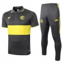 Polo Inter Milan Set Completo 2019 2020 Grigio Giallo Polo Inter Milan Set Completo 2019 2020 Grigio Giallo