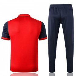 Polo Set Completo Francia 2020 Rosso Nero