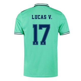 Maglia Real Madrid NO.17 Lucas V. Terza 2019 2020 Verde