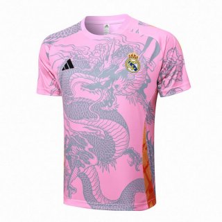 Maglia Formazione Real Madrid 2024 2025 Rosa