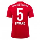 Maglia Bayern Munich NO.5 Pavard Home 2019 2020 Rosso