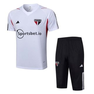 Maglia Formazione Sao Paulo Set Completo 2023 2024 Bianco 2