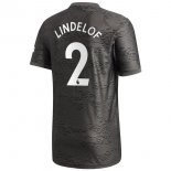 Maglia Manchester United NO.2 Lindelof Away 2020 2021 Nero