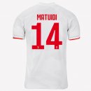 Maglia Juventus NO.14 Matuidi Away 2019 2020 Grigio Bianco Maglia Juventus NO.14 Matuidi Away 2019 2020 Grigio Bianco