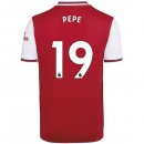 Maglia Arsenal NO.19 Pepe Home 2019 2020 Rosso Maglia Arsenal NO.19 Pepe Home 2019 2020 Rosso