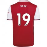 Maglia Arsenal NO.19 Pepe Home 2019 2020 Rosso