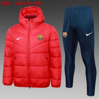 Piumino Barcellona Set Completo 2024 2025 Rosso