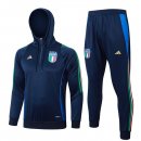 Felpa Cappuccio Italia 2024 2025 Blu 3 Felpa Cappuccio Italia 2024 2025 Blu 3