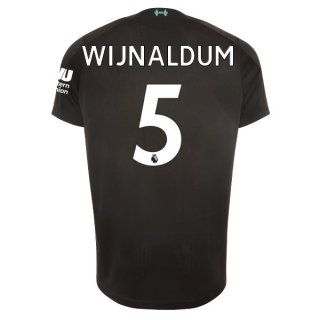 Maglia Liverpool NO.5 Wijnaldum Terza 2019 2020 Nero