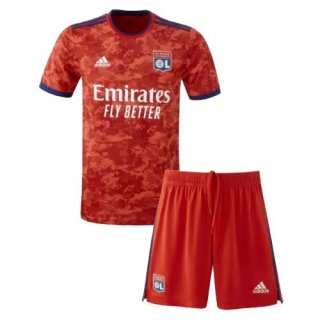 Maglia Lyon Away Bambino 2021 2022 Rosso