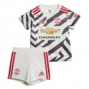 Maglia Manchester United Terza Bambino 2020 2021 Bianco Maglia Manchester United Terza Bambino 2020 2021 Bianco