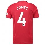 Maglia Manchester United NO.4 Jones Home 2019 2020 Rosso