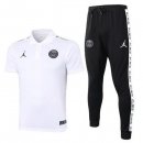 Polo Set Completo Paris Saint Germain 2020 2021 Bianco Nero