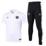Polo Set Completo Paris Saint Germain 2020 2021 Bianco Nero