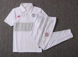 Polo Paris Saint Germain Set Completo 2019 2020 Bianco Grigio