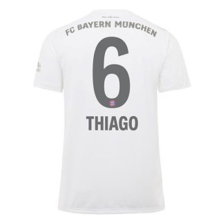 Maglia Bayern Munich NO.6 Thiago Away 2019 2020 Bianco