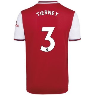 Maglia Arsenal NO.3 Tierney Home 2019 2020 Rosso