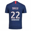 Maglia Paris Saint Germain NO.22 Diallo Home 2019 2020 Blu Maglia Paris Saint Germain NO.22 Diallo Home 2019 2020 Blu
