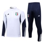 Felpa Allenamento Italia 2023 2024 Bianco Felpa Allenamento Italia 2023 2024 Bianco