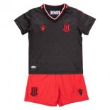 Maglia Stoke City Away Bambino 2022 2023 Nero Maglia Stoke City Away Bambino 2022 2023 Nero