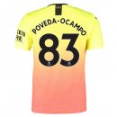 Maglia Manchester City NO.83 Poveda Ocampo Terza 2019 2020 Arancione Maglia Manchester City NO.83 Poveda Ocampo Terza 2019 2020 Arancione