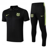 Polo Barcellona Set Completo 2019 2020 Nero Verde
