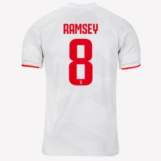 Maglia Juventus NO.8 Ramsey Away 2019 2020 Grigio Bianco