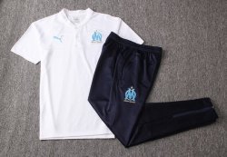 Polo Marseille Set Completo 2019 2020 Bianco Polo Marseille Set Completo 2019 2020 Bianco