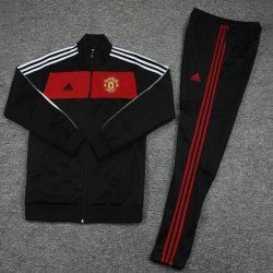 Felpa Manchester United 2020 2021 Nero Rosso Felpa Manchester United 2020 2021 Nero Rosso