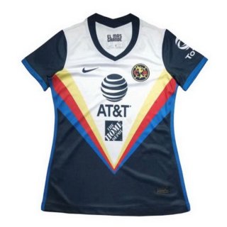 Maglia Club América Away Donna 2020 2021 Bianco