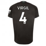 Maglia Liverpool NO.4 Virgil Terza 2019 2020 Nero