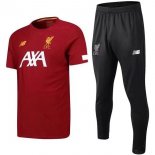 Maglia di Formazione Liverpool Set Completo 2019 2020 Rosso Nero