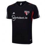 Maglia Formazione Sao Paulo 2023 2024 Nero Maglia Formazione Sao Paulo 2023 2024 Nero
