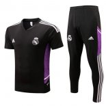 Maglia Real Madrid Set Completo 2022 2023 Nero