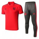 Polo Set Completo Bayern Munich 2019 2020 Rosso Grigio