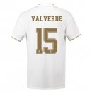 Maglia Real Madrid NO.15 Valverde Home 2019 2020 Bianco