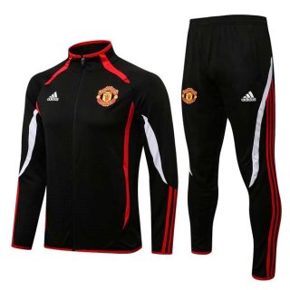 Giacca Manchester United 2022 Nero Rosso Bianco