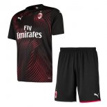 Maglia AC Milan Terza Bambino 2019 2020 Rosso Nero Maglia AC Milan Terza Bambino 2019 2020 Rosso Nero