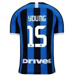 Maglia Inter Milan NO.15 Young Home 2019 2020 Blu
