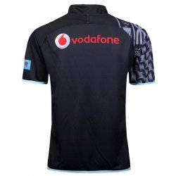 Thailandia Maglia Fiyi Away 2017 2018 Nero Thailandia Maglia Fiyi Away 2017 2018 Nero