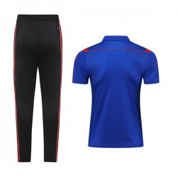 Polo Set Completo Manchester United 2019 2020 Blu Rosso Polo Set Completo Manchester United 2019 2020 Blu Rosso