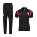 Polo Set Completo Bayern Munich 2019 2020 Nero Rosso