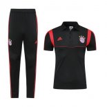 Polo Set Completo Bayern Munich 2019 2020 Nero Rosso Polo Set Completo Bayern Munich 2019 2020 Nero Rosso