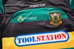 Thailandia Maglia Northampton Saints Home 2017 2018 Verde Thailandia Maglia Northampton Saints Home 2017 2018 Verde